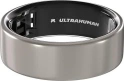 Ultrahuman Ring Air smart ring, Raw Titanium