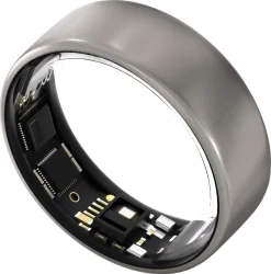 Ultrahuman Ring Air smart ring, Raw Titanium