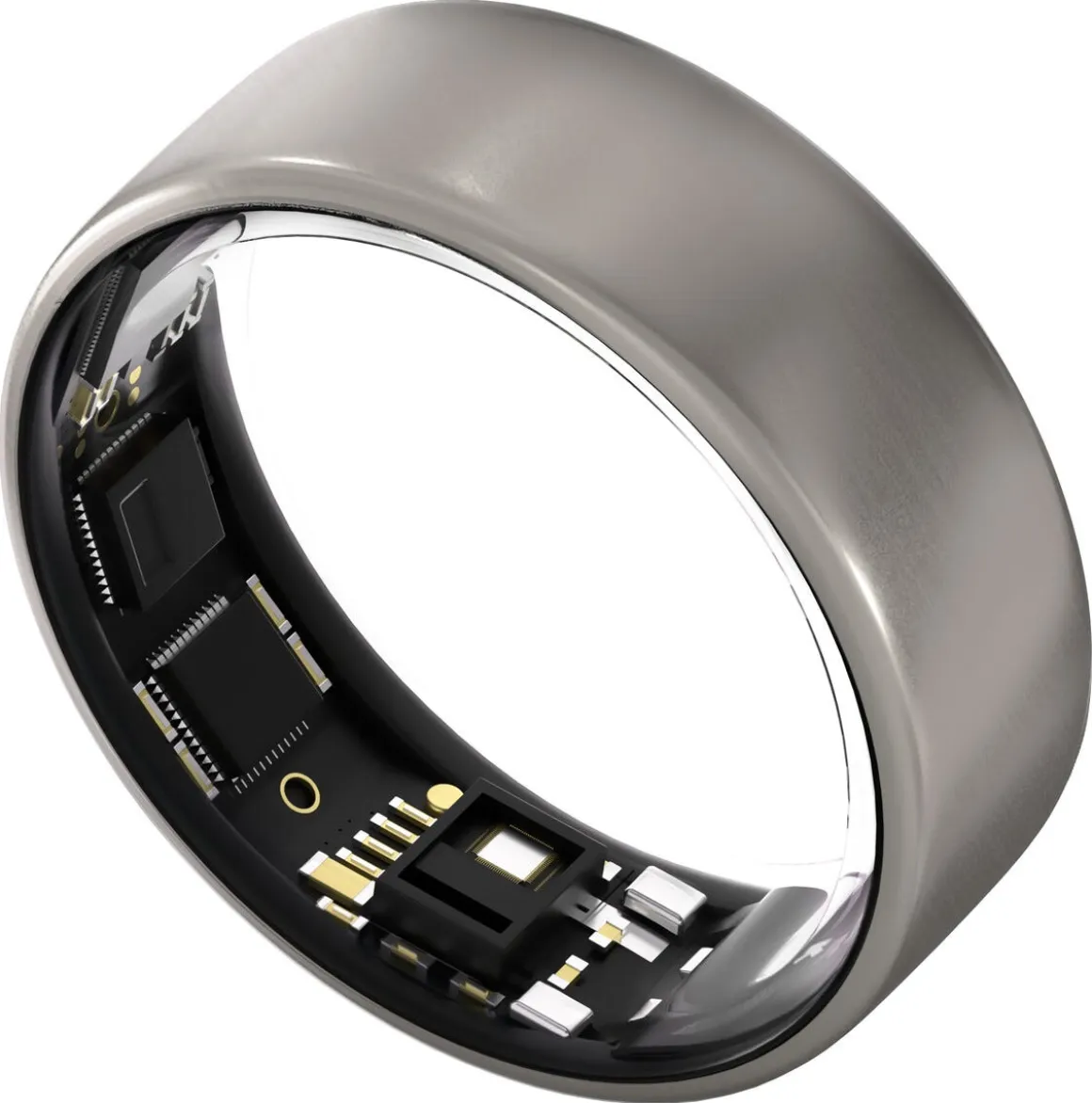 Ultrahuman Ring Air smart ring, Raw Titanium