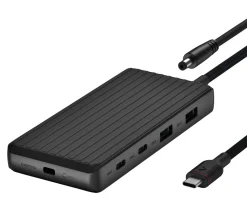 Unisynk USB-C dockningsstation för laptop, 9 portar