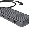 USB-C dockningsstation 10 portar