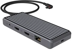 USB-C dockningsstation 10 portar