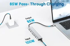 USB-C 8-i-1 dockningsstation