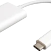 USB-C till 3,5 mm och USB-C adapter vit