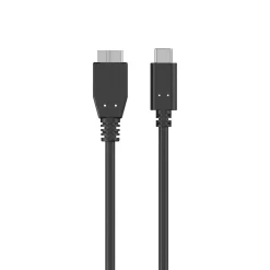 USB-C till Micro-USB-B kabel 0,6 m, svart