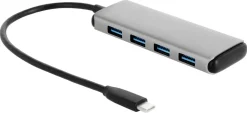 USB-hub USB-C till 4 x USB-A