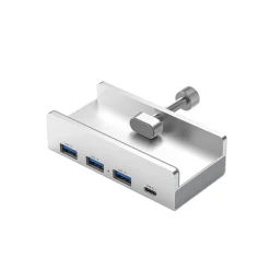 USB-hubb med bordsfäste 4 portar