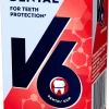 V6 Dental Care Strawberry tuggummi sockerfri, 70 g