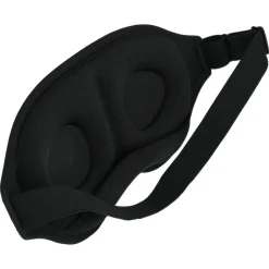 Vadderad sovmask 3D för vuxna, svart