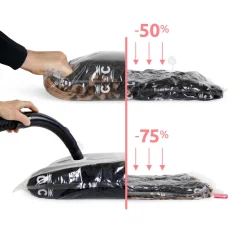 Vakuumpåsar för kläder och täcke, 2-pack