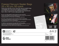 Vakuumpåsar mat mellanstora 22x30 cm 50-pack