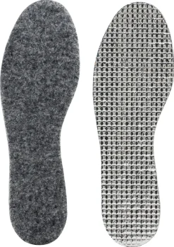 Varma iläggssulor aluminium/filt Kvill, 1 par