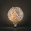 Varmvit globlampa LED E27 Moon 150 mm