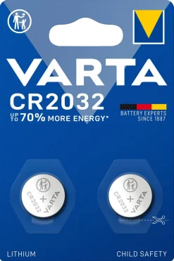 Varta CR2032 litiumbatteri 3 V, 2-pack