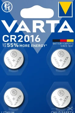 Varta CR2016 litiumbatteri 3 V, 4-pack