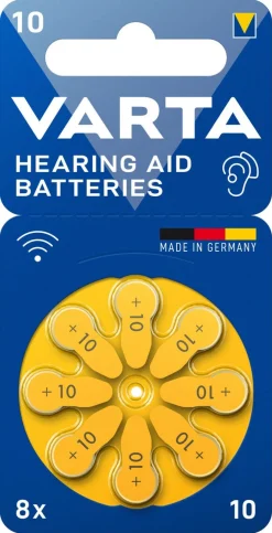 Varta HAB 10 hörapparatsbatteri 1,4 V, 8-pack