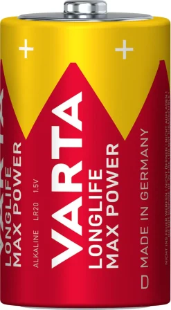 Varta Longlife Max Power D/LR20, 2-pack