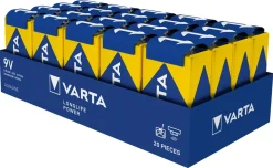 Varta Longlife Power 9 V-batterier, 20-pack