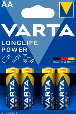 VARTA Longlife Power, alkaliskt batteri, AA/LR6