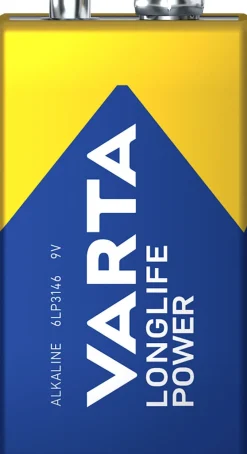 Varta Longlife Power 9V batteri, 2-pack