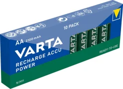 Varta Power laddningsbara AA/HR6-batterier, 10-pack
