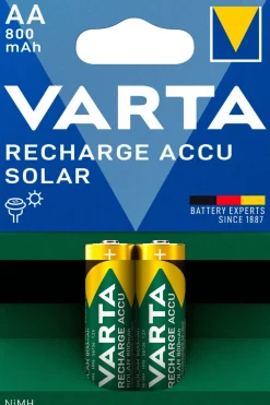 Varta Solar laddbara AA/HR6-batterier, 2-pack
