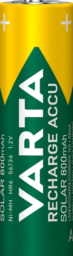 Varta Solar laddbara AA/HR6-batterier, 2-pack