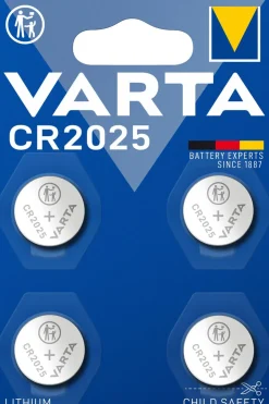 Varta CR2025 litiumbatteri, 4-pack