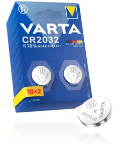 Varta CR2032 litiumbatteri 3 V, 20-pack