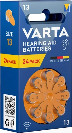 Varta HAB 13 hörapparatsbatteri 1,4 V, 24-pack
