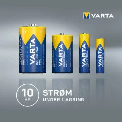 Varta Industrial Pro D/LR20-batterier, 20-pack