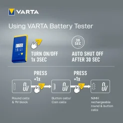 Varta LCD batteritestare småbatterier