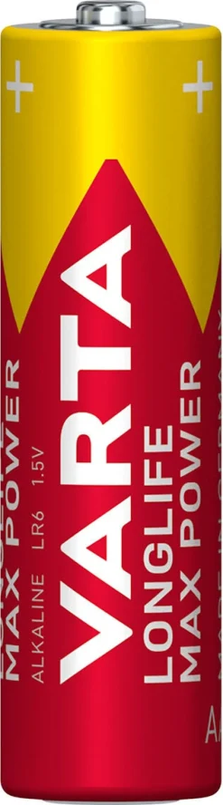 Varta Longlife Max Power AA/LR6-batterier, 8-pack