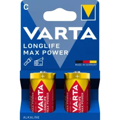 Varta Longlife Max Power C/LR14, 2-pack