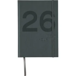Veckokalender 2026 A5, grå