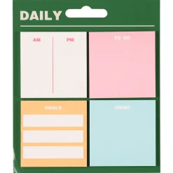 Veckoplanerare Sticky Notes självhäftande, 4-pack