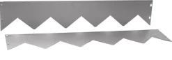 Ventura rabattkant metall 1 meter, 2 pack