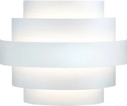 Vägglampa Nora utomhus, upp och ner vit, Airam