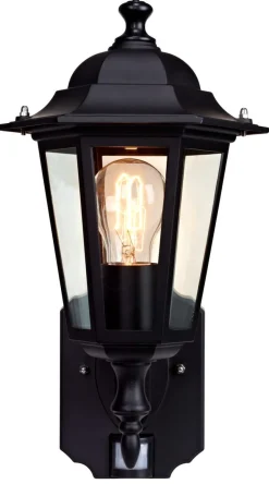 Vägglampa utomhus, vägglykta med rörelsesensor, Northlight