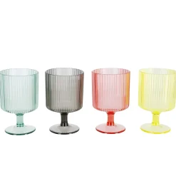 Vinglas i plast 23 cl stapelbara, 4-pack