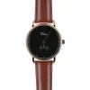 Virtue armbandsur analogt klassiskt, brun