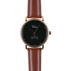 Virtue armbandsur analogt klassiskt, brun