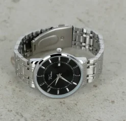 Virtue armbandsur analogt, silver med stållänk
