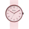 Virtue armbandsur med rund boett och silikonarmband