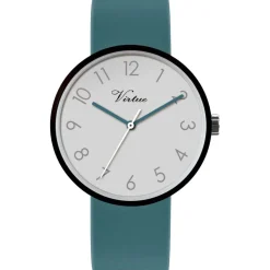Virtue armbandsur med rund boett och silikonarmband