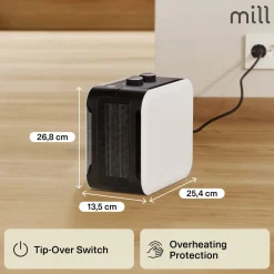 Värmefläkt Mill CUS1800MECW