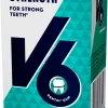V6 Strong Teeth Spearmint tuggummi sockerfri, 70 g