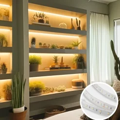 Växtbelysning LED-list med timer, 3 meter