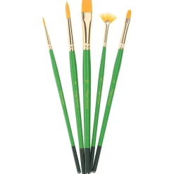 Wagner penslar akryl och akvarell syntetfiber 5-pack