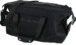 Weekendbag herr och dam, svart konstläder, 40 l